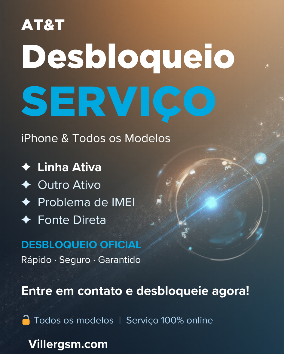 AT&T EUA ATT iPhone + Genérico Todos os Modelos [Linha Ativa / Outro Ativo / Problema de IMEI] - Fonte Direta